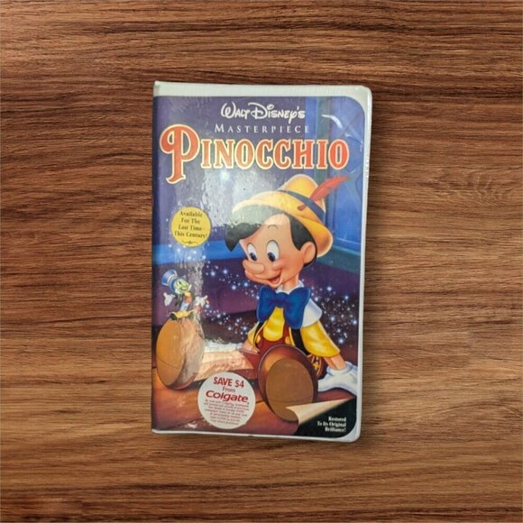 Walt Disney's Masterpiece Pinocchio VHS tape sealed READ - Picture 1 of 8